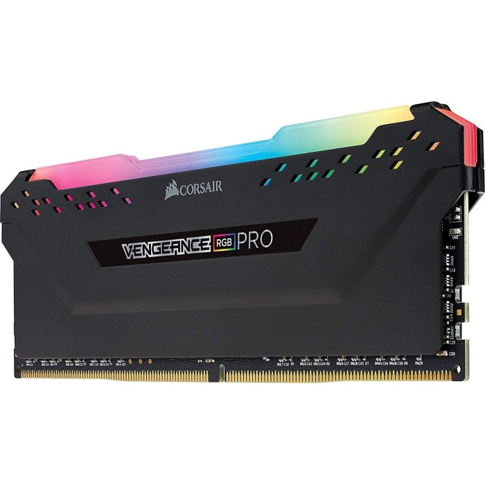Комплект оперативної пам`яті Corsair 32 GB (4x8GB) DDR4 3600 MHz Vengeance RGB Pro Black (CMW32GX4M4D3600C18)