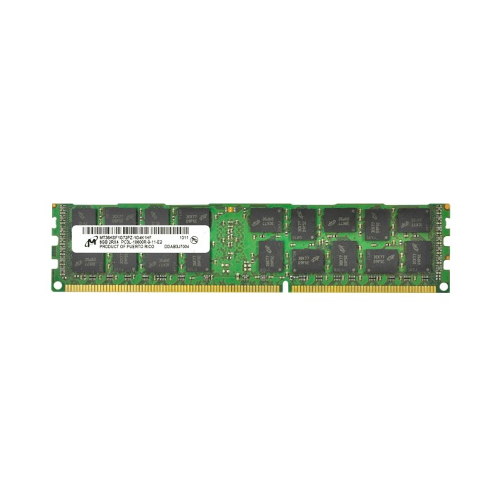 Серверна оперативна памʼять Micron MT36KSF1G72PZ - 1G4K1HF DDR3 8GB 2RX4 PC3L 10600R, б/в (Micron_MT36KSF1G72PZ_-_1G4K1HF_DDR3_8GB_2RX4_PC3L_10600R)