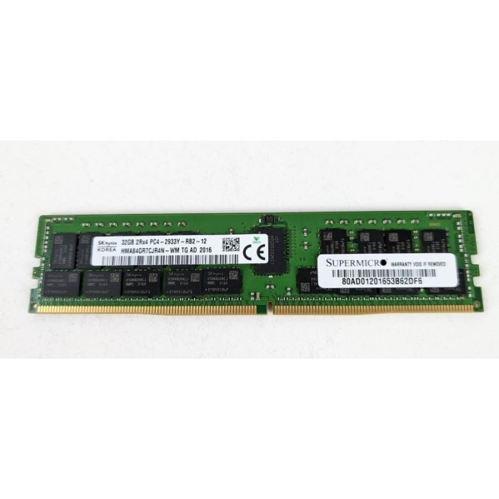 Серверна оперативна памʼять SK Hynix HMA84GR7CJR4N - WM TG AD DDR4 32GB 2RX4 PC4 2933Y, б/в (SK_Hynix_HMA84GR7CJR4N_-_WM_TG_AD_DDR4_32GB_2RX4_PC4_2933Y)