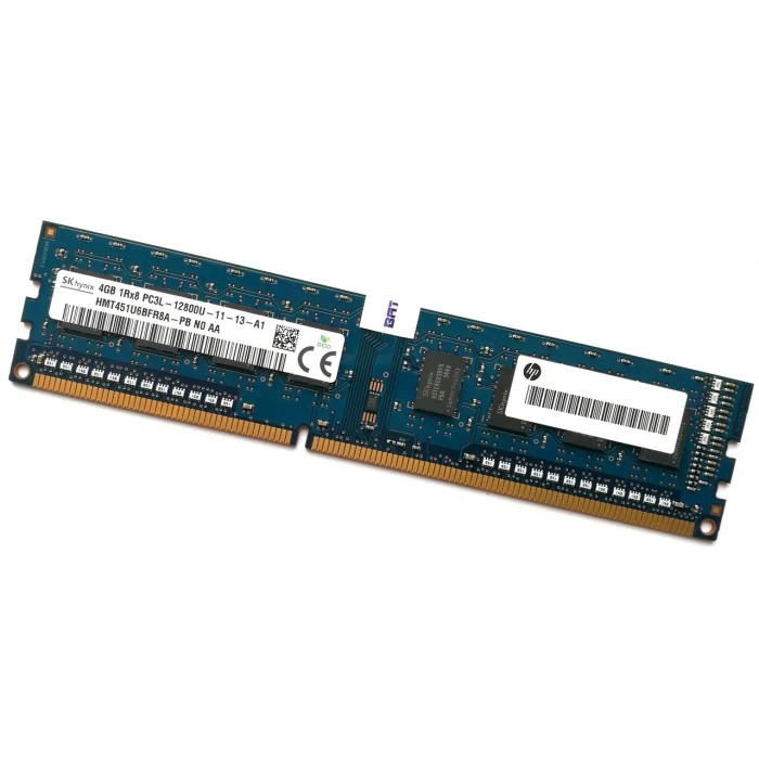Компʼютерна оперативна памʼять SK Hynix HMT451U6BFR8A - PB N0 AA DDR3 4GB 1RX8 PC3L 12800U, б/в (SK_Hynix_HMT451U6BFR8A_-_PB_N0_AA_DDR3_4GB_1RX8_PC3L_12800U)