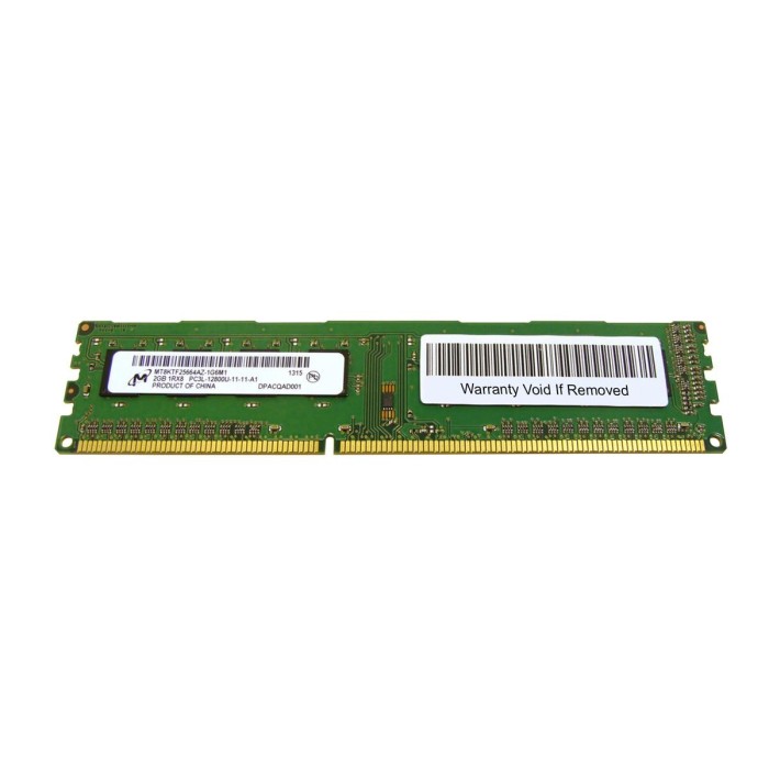 Модуль оперативної пам`яті Micron 2 GB DDR3 1600 MHz (MT8KTF25664AZ-1G6M1)