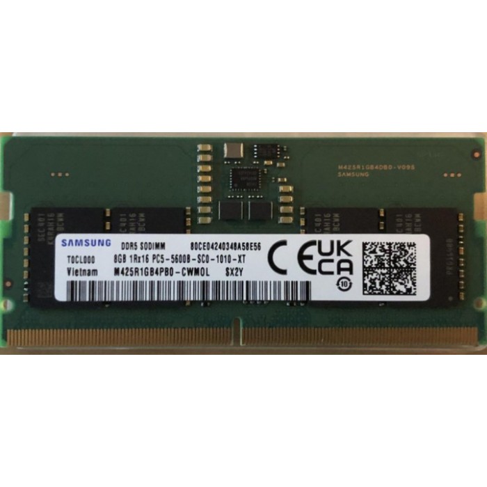 Модуль оперативної пам`яті Samsung SODIMM 8GB DDR5 5600 MHz (M425R1GB4PB0-CWMOL)