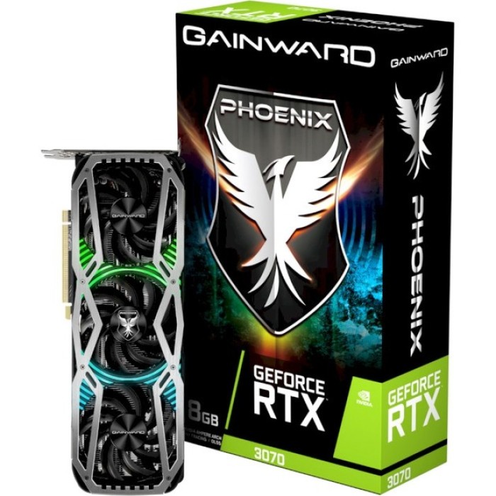 Відеокарта Gainward GeForce RTX 3070 Phoenix 8GB GDDR6 (NE63070019P2-1041X)