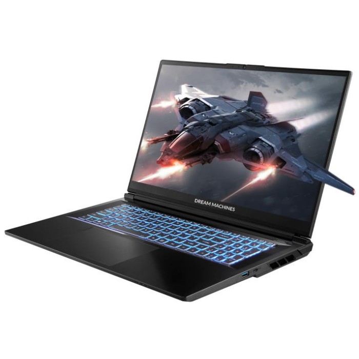 Ноутбук Dream Machines RG5060-17 17.3FHD IPS, Intel U9-275HX, 16GB, F1TB, NVD5060-8, DOS, чорний (RG5060-17UA23)