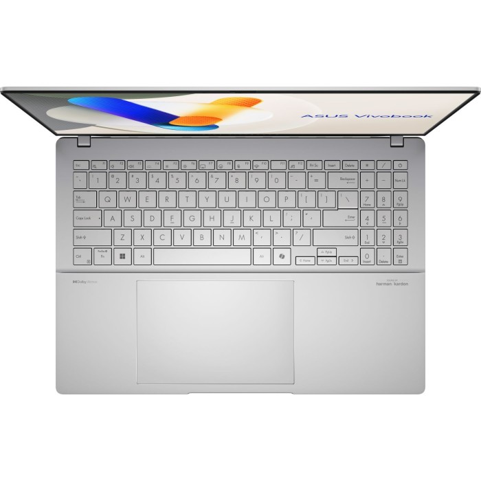 Ноутбук ASUS Vivobook S 16 M5606KA-RI010 16 3K OLED, AMD AI 7 350, 16GB, F1TB, UMA, NoOS, Сріблястий (90NB1593-M000B0)