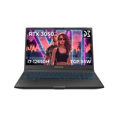Ноутбук Dream Machines RG3050-15 15.6FHD IPS, Intel i7-12650H, 32GB, F1TB, NVD3050-4, DOS, чорний (RG3050-15UA62)