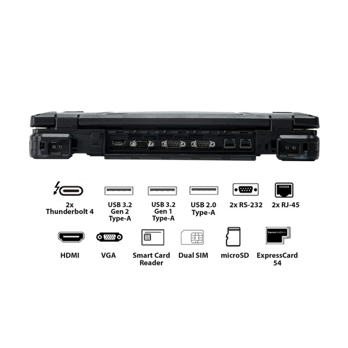 Ноутбук Durabook Z14 Basic 14 FHD Touch AG Intel i5-1135G7, 16GB, F1TB, UMA, Win11P (Z4E1Q4DA3BXX)