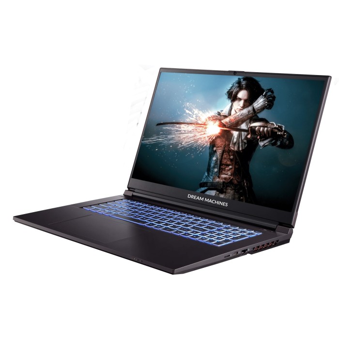 Ноутбук Dream Machines RG2050-17 17.3FHD IPS, Intel i7-13620H, 16GB, F1TB, NVD2050-4, DOS, чорний (RG2050-17UA25)