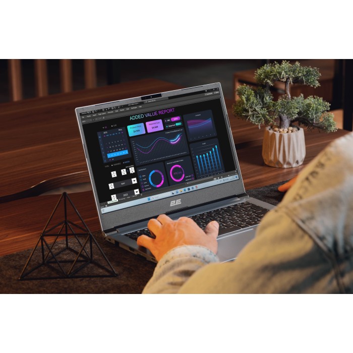 Ноутбук 2E Complex Pro 14 FHD IPS AG, Intel i7-1260P, 16GB, F512GB, UMA, DOS, ice crystal blue (NV41PZ-14UA23)