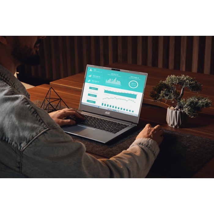 Ноутбук 2E Complex Pro 14 FHD IPS AG, Intel i7-1260P, 16GB, F512GB, UMA, DOS, ice crystal blue (NV41PZ-14UA23)