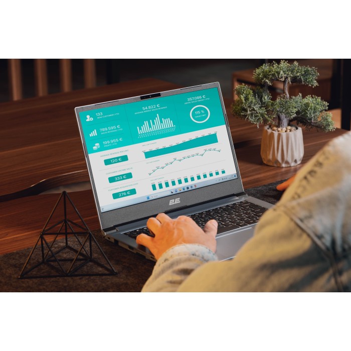 Ноутбук 2E Complex Pro 14 FHD IPS AG, Intel i5-1240P, 16GB, F512GB, UMA, DOS, ice crystal blue (NV41PZ-14UA22)