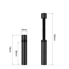 Підставка підпірка тримач вертикальний для відеокарти, 73-120мм (Black) (GX-30Plus black)