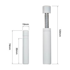 Підставка підпірка тримач вертикальний для відеокарти, 73-120мм (White) (GX-30plus white)