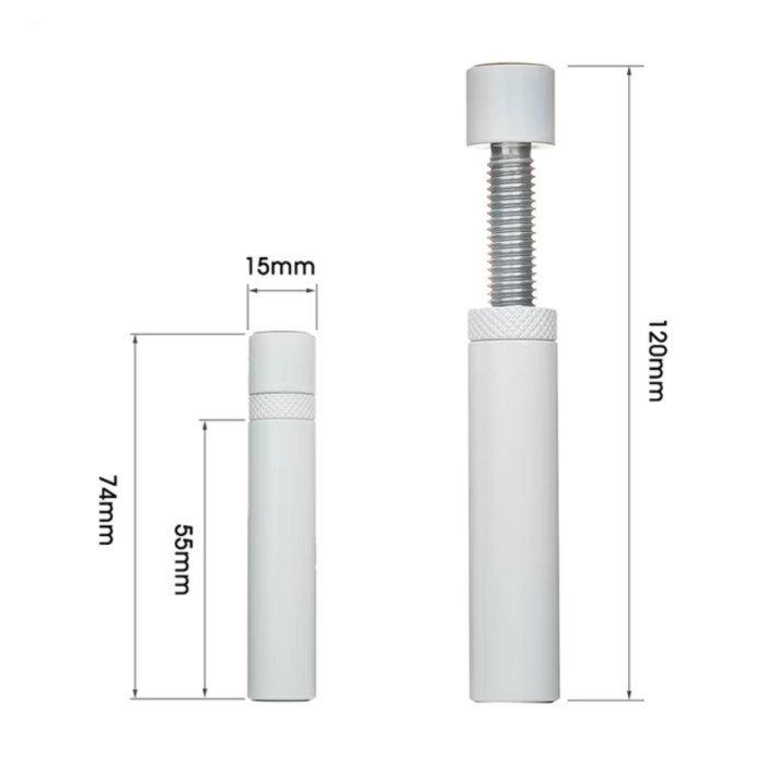 Підставка підпірка тримач вертикальний для відеокарти, 73-120мм (White) (GX-30plus white)