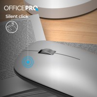 Миша OfficePro M225S Silent Click Wireless Silver (M225S)