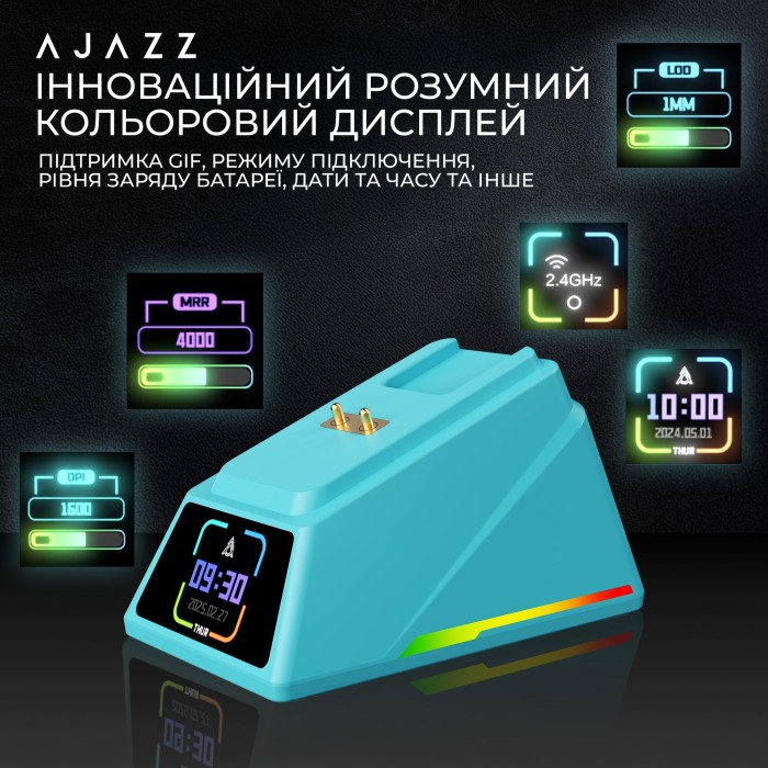 Бездротова миша Ajazz AJ159 APEX Blue (AJM159-A-BLUE) (AJM159-A-BLUE)