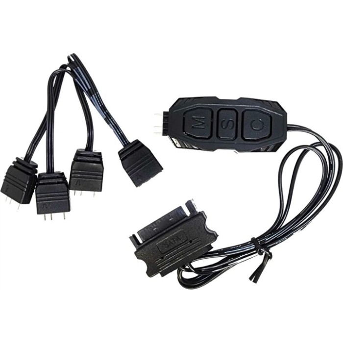 Контролер Zezzio ARGB 5V 3Pin to SATA Power Supply (ARGB 5V 3Pin to SATA Power Supply)