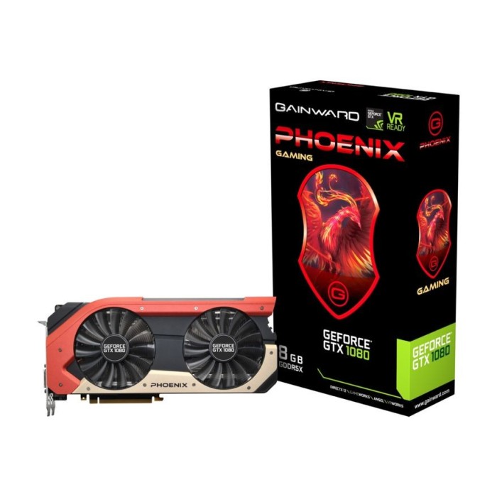 Відеокарта Gainward GeForce GTX 1080 Phoenix 8GB GDDR5X (NEB1080015P2-1040F)