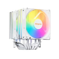 Кулер процесорний Adegrees A6 2FAN White RGB (s 1700, 1200, 1150, AM5, AM4) (Adegrees A6 2FAN White RGB)