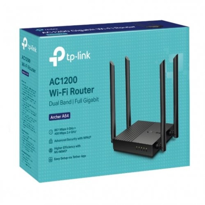 Wi-Fi роутер TP-Link Archer A64 (4897098687529)