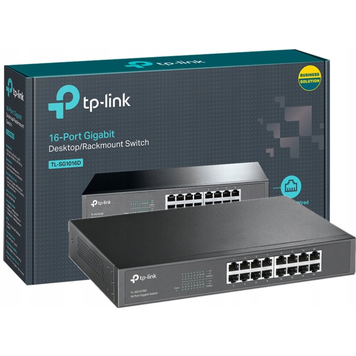 Комутатор TP-LINK TL-SG1016D гігабітний (TL-SG1016D)