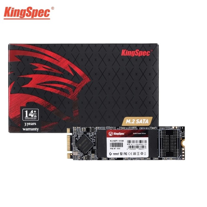 Накопичувач KingSpec М.2 SATA SSD 64GB 2280 M.2 NGFF 22mm*80mm SATAIII 6Gb/s (M.2 (NGFF) 64GB)