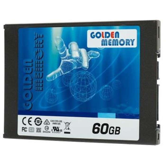 Накопичувач SSD GOLDEN MEMORY 60GB 2.5 7MM SATA III (AV60CGB)