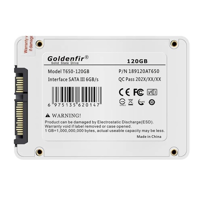 SSD-накопичувач Goldenfir 256GB SATAIII 2.5` (Goldenfir) White (SE-256GB)