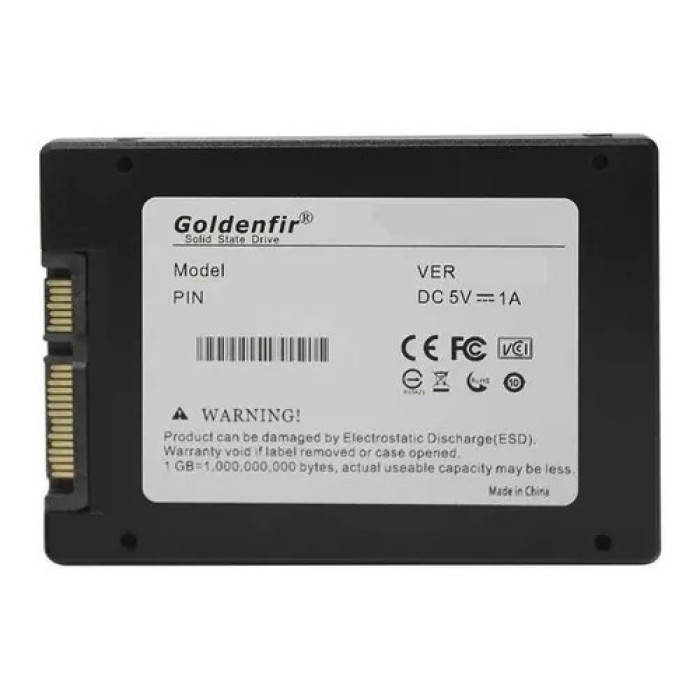 SSD-накопичувач Goldenfir 480GB SATAIII 2.5` (Goldenfir) Black (T650-480GB)