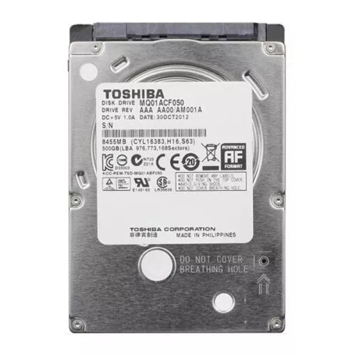 Жорсткий диск Toshiba 500GB 5400rpm 8MB MQ01ABF050 2.5` SATAIII (MQ01ABF050)