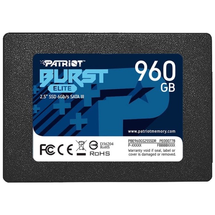 SSD диск Patriot Burst 960GB 2.5` SATAIII (ID72181652040368857)