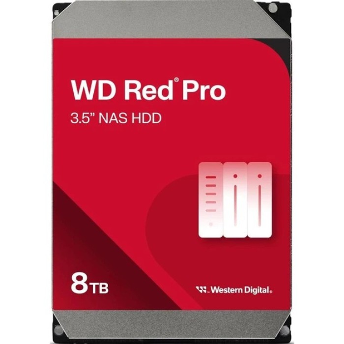 Жорсткий диск Western Digital Red Pro NAS 8TB 7200rpm 256MB WD8005FFBX 3.5 SATA III (WD8005FFBX)