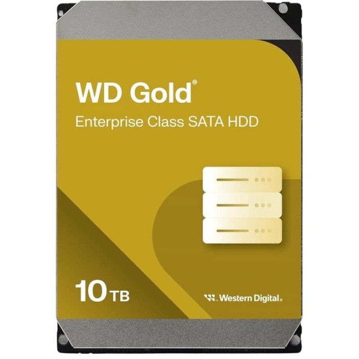Жорсткий диск Western Digital Gold 10TB 7200rpm 256MB WD102KRYZ 3.5` SATA III (WD102KRYZ-01A5AB0)