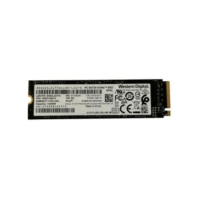 Накопичувач SSD Western Digital M.2 2280 SN730 1TB NVMe PCIe 3.0×4 (SDBQNTY‑1T00‑1001)