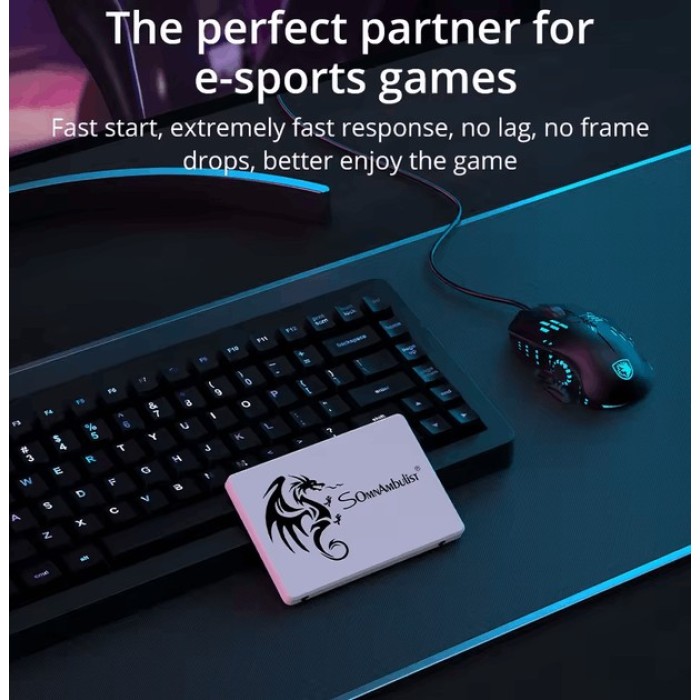 SSD-накопичувач SomnAmbulist H650 Sata III 512Gb White (H650_512GB)