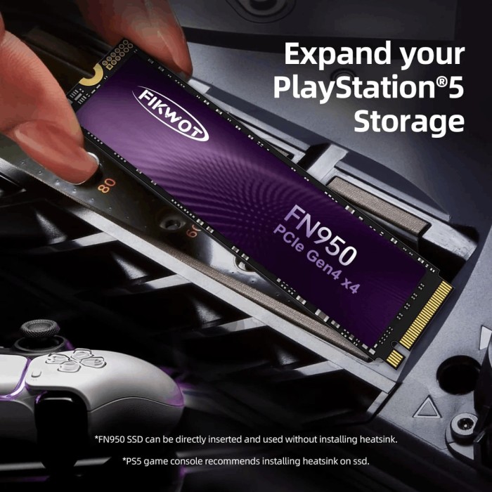 Накопичувач Fikwot FN950 1TB, M.2 2280 / M-Key / PCIe 4.0 x4 (FN950-1TB)