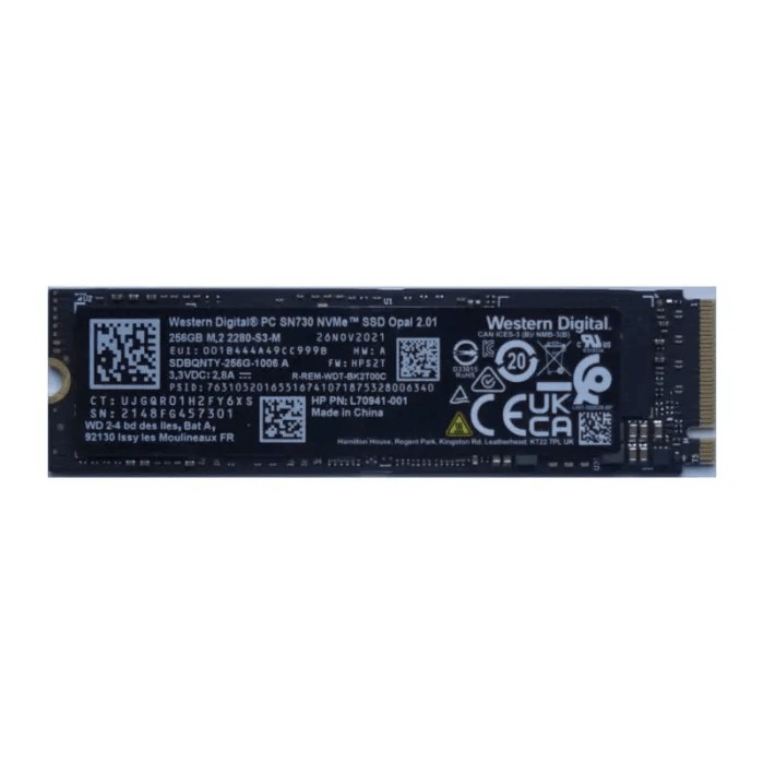 Накопичувач SSD WD PC SN730 512Gb NVMe M.2 Gen3x4 (SDBPNTY-512G-1006)