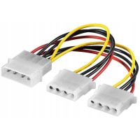 Перехідник 1xMolex to 2xMolex (22см) (ID72181652040368818)