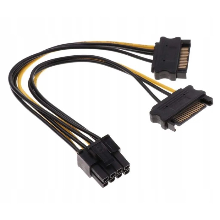 Перехідник 1x8pin to 2xSata (1x8pin/2xSata)