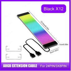 Кабель підсвічування ARGB Sync Flexible LED Strip Light For 12/24PIN Black (ID72181652040368929)