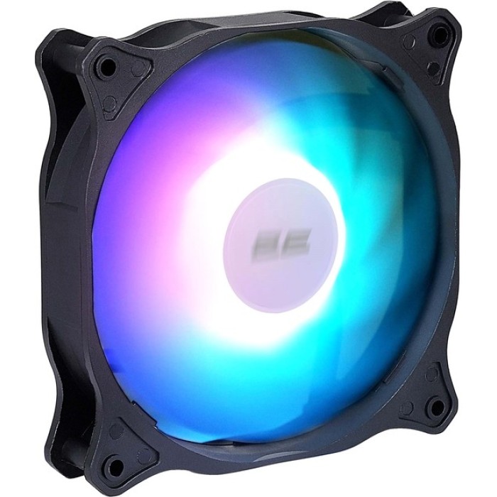 Корпусний вентилятор 2E GAMING 120мм, 1200rpm, 3pin, 3pin +5VARGB, чорний (F120-ARGB)