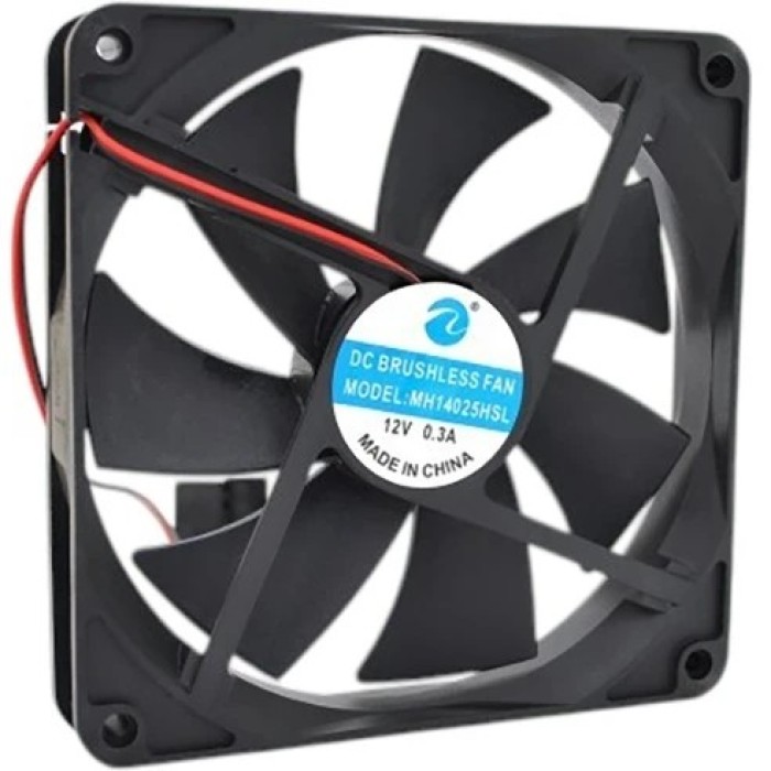 Вентилятор HXS C14025B DC sleeve fan 2pin (140*140*/12V) (HXS C14025B)