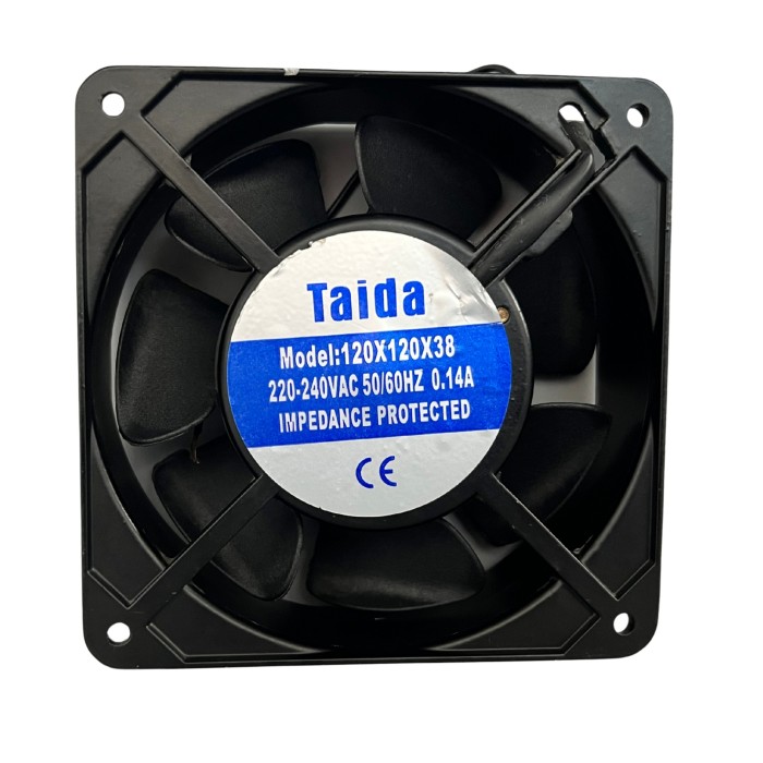 Вентилятор Taida 220-240V / 23W / 120x120x38 мм/ 2-провідний (120X120X38)