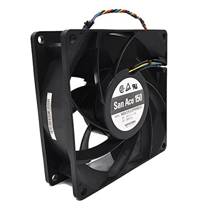 Вентилятор San Ace 150 9GV1512P5M031 12V 1.2A 150x150x50мм 4-провідний (9GV1512P5M031)