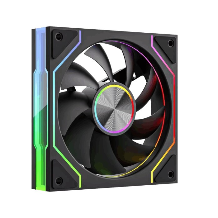 Вентилятор Power Train Prism 7 PRO 120mm ARGB (Black) (Power Train PRISM 7 PRO 120mm black)