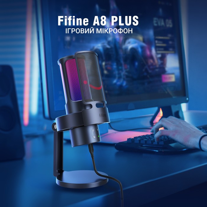 USB Мікрофон Fifine A8 PLUS (A8 PLUS)
