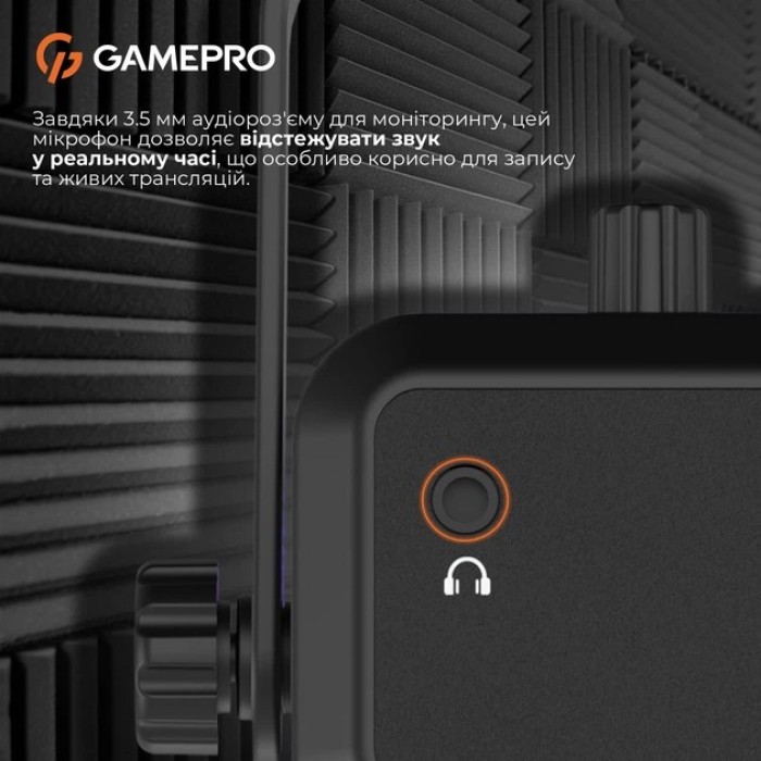 Конденсаторний USB мікрофон GamePro (UGM117B) (UGM117B)