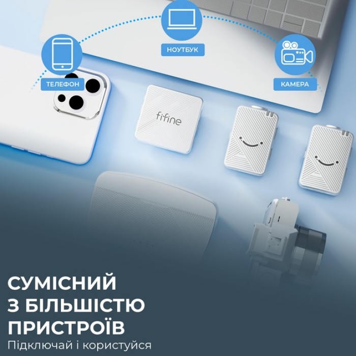 Безпровідний петличний мікрофон Fifine M9W (M9W)