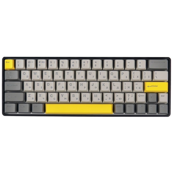 Клавіатура механічна бездротова EPOMAKER EP64 Mulan Black (EP64-B-M) (EP64-B-M)