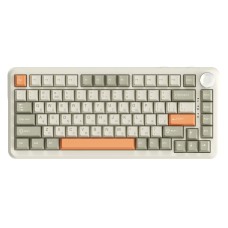 Бездротова механічна клавіатура Ajazz AK820 MAX Flying Fish Switch Retro Colour - 8000 mAh (AK820MAX (AK820MAX-FF-R)